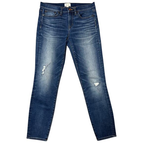 J.Crew Toothpick Jeans Mid Rise 27 - Picture 1 of 4